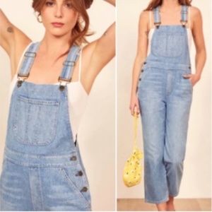 Reformation Smith Denim Overalls Size 2